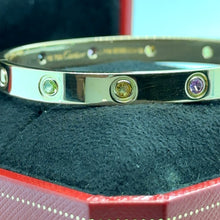 Load image into Gallery viewer, Cartier Pink Gold and Gem Set Bangle, &#39;Love&#39;