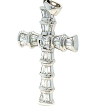 Load image into Gallery viewer, Bespoke Diamond Cross Pendant 3.35ct