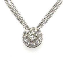 Load image into Gallery viewer, Bespoke Diamond Pendant Necklace 0.65ct