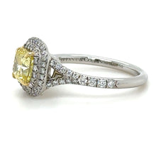 Load image into Gallery viewer, Tiffany &amp; Co Soleste Yellow Diamond Engagement Ring 1.23ct