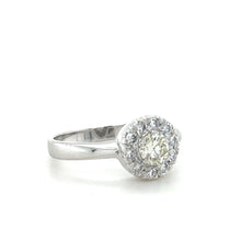 Load image into Gallery viewer, Bespoke Diamond Cluster Ring 0.63ct