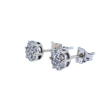 Load image into Gallery viewer, Bespoke Diamond Cluster Earrings 0.50ct
