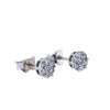 Bespoke Diamond Cluster Earrings 0.50ct