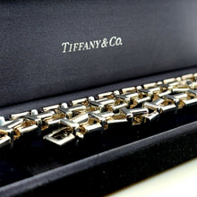 Load image into Gallery viewer, Tiffany and Co Large T Square Chain Necklace (RARE)