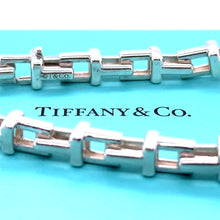 Load image into Gallery viewer, Tiffany and Co Large T Square Chain Necklace (RARE)