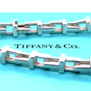 Tiffany and Co Large T Square Chain Necklace (RARE)