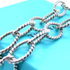 Tiffany and Co Twist Rope Oval Link Necklace (RARE)