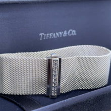 Load image into Gallery viewer, Tiffany &amp; Co Diamond Mesh Somerset Bracelet 0.21ct