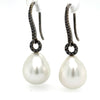 Bespoke Autore South Sea Pearls & Diamond Earrings 0.31ct