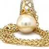 Bespoke Pearl & Diamond Pendant and Chain 0.24ct