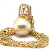 Bespoke Pearl & Diamond Pendant and Chain 0.24ct