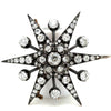 Bespoke Victorian Diamond Starburst Pendant/Brooch 8.70ct
