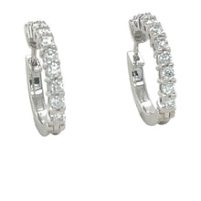 Load image into Gallery viewer, Gregory Diamond Hoop Earrings 1.50ct