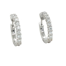 Load image into Gallery viewer, Gregory Diamond Hoop Earrings 1.50ct