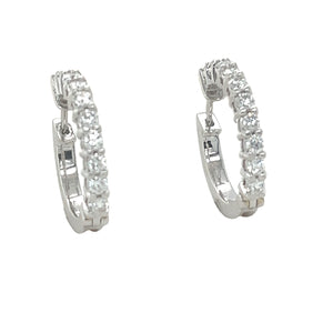 Gregory Diamond Hoop Earrings 1.50ct