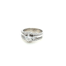 Load image into Gallery viewer, Bespoke 3 Piece Diamond Bridal Ring Set 0.99ct