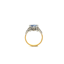 Load image into Gallery viewer, Bespoke Sapphire And Diamond Cluster Ring 2.42ct