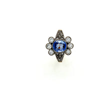 Load image into Gallery viewer, Bespoke Sapphire And Diamond Cluster Ring 2.42ct