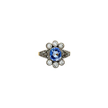 Load image into Gallery viewer, Bespoke Sapphire And Diamond Cluster Ring 2.42ct