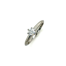 Load image into Gallery viewer, Tiffany &amp; Co Diamond Engagement Ring 0.32ct