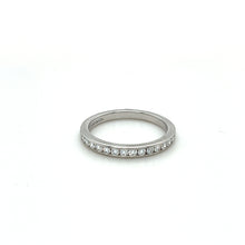 Load image into Gallery viewer, Tiffany &amp; Co Diamond Half Eternity Ring 0.24ct