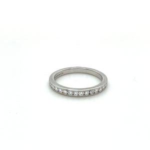 Tiffany & Co Diamond Half Eternity Ring 0.24ct