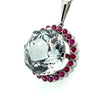 Bespoke Rock Crystal Cluster Pendant 30ct