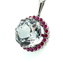 Load image into Gallery viewer, Bespoke Rock Crystal Cluster Pendant 30ct