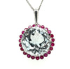 Bespoke Rock Crystal Cluster Pendant 30ct