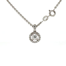 Load image into Gallery viewer, Bespoke Diamond Cluster Necklace 0.31ct