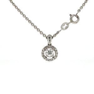 Bespoke Diamond Cluster Necklace 0.31ct