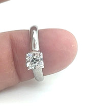 Load image into Gallery viewer, Tiffany &amp; Co Lucida Diamond Engagement Ring 0.91ct