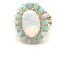 Load image into Gallery viewer, Bespoke Opal Cluster Ring 2.00ct