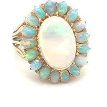 Load image into Gallery viewer, Bespoke Opal Cluster Ring 2.00ct