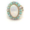 Bespoke Opal Cluster Ring 2.00ct