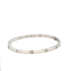 Cartier 18ct White Gold Love Bangle 21.09g