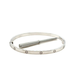 Cartier 18ct White Gold Love Bangle 21.09g