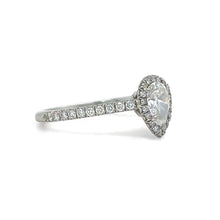 Load image into Gallery viewer, Tiffany &amp; Co Platinum Diamond Engagement Ring 0.77ct