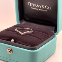 Load image into Gallery viewer, Tiffany &amp; Co Platinum Soleste Diamond Ring 0.17ct