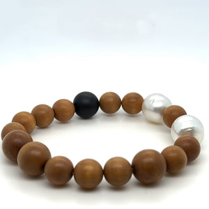 Paspaley Kimberley Onyx Circle Pearl Bracelet