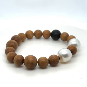 Paspaley Kimberley Onyx Circle Pearl Bracelet