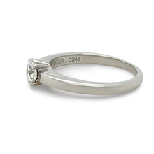 Load image into Gallery viewer, Cartier Platinum Solitaire Diamond Ring 0.40ct