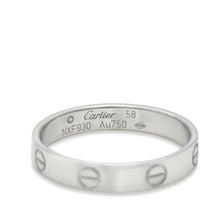 Load image into Gallery viewer, Cartier 18ct White Gold Love Ring 3.6g