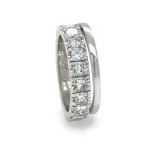 Load image into Gallery viewer, Bespoke 18ct White Gold Diamond Wedding Ring Set 1.00ct