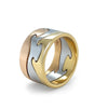Georg Jensen 18ct Gold Fusion Three Piece Ring 21.9g