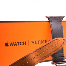 Load image into Gallery viewer, Hermès Double Tour 41mm Attelage Apple Watch Band (Black)