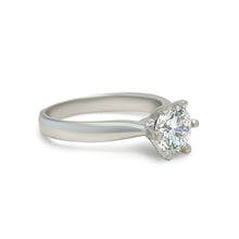 Load image into Gallery viewer, GIA 18ct White Gold Diamond Engagement Ring 0.80ct