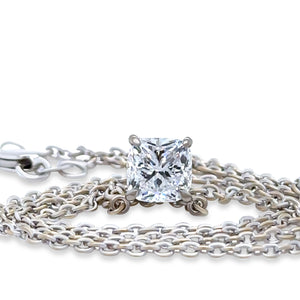 Canturi 18ct White Gold GIA Diamond Pendant 1.54ct