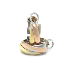 Load image into Gallery viewer, Cartier 18ct Tri Gold Trinity Earrings 13.73g