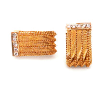 Load image into Gallery viewer, 22ct Yellow Gold Turkish Diamond Earrings